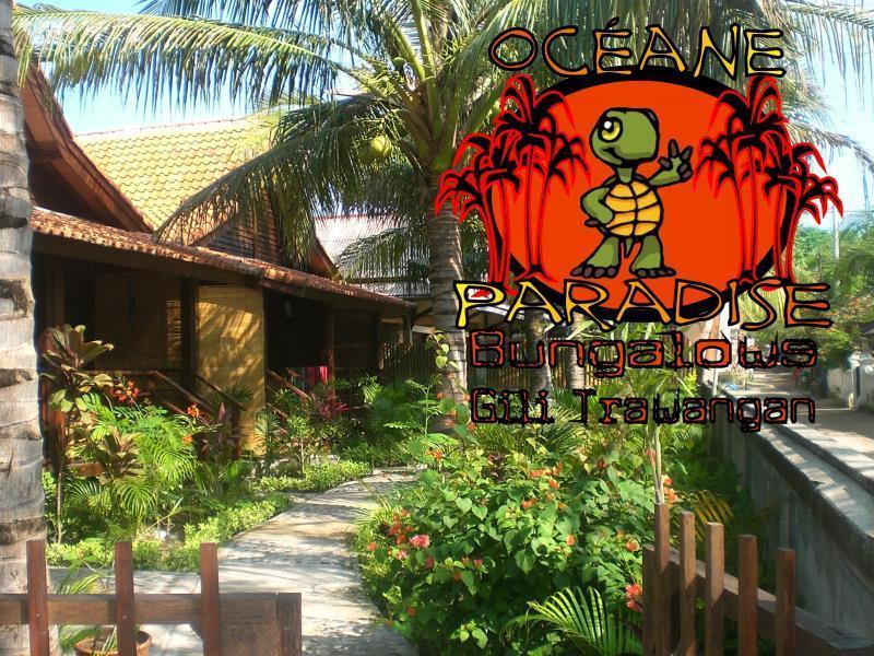 Oceane Paradise Bungalow Quần đảo Gili Ngoại thất bức ảnh