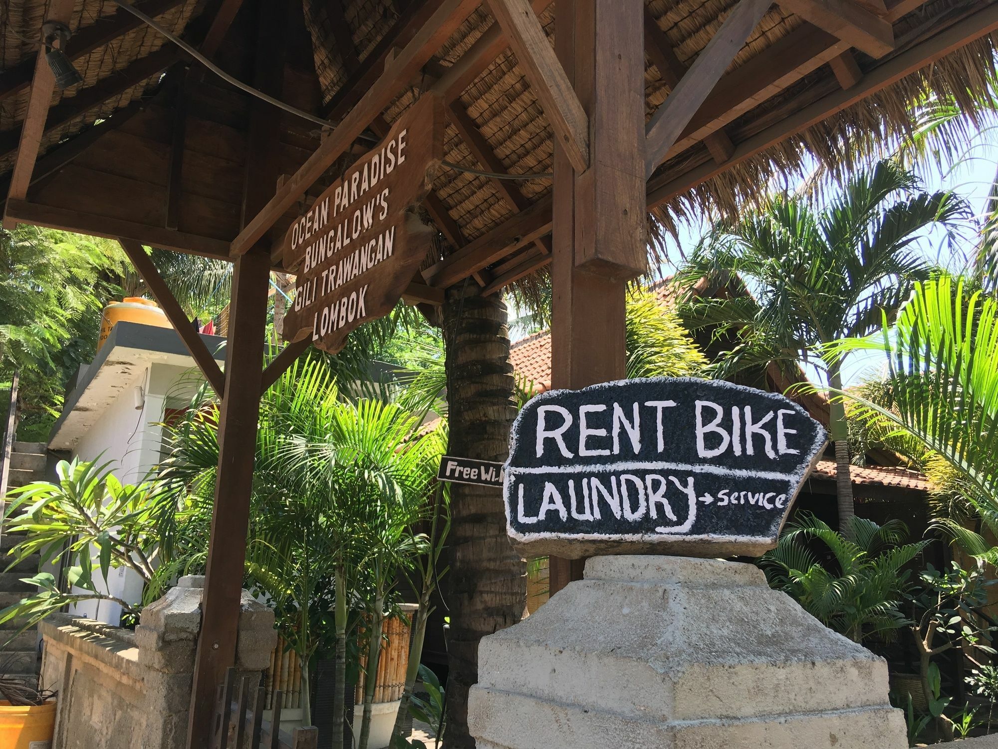Oceane Paradise Bungalow Quần đảo Gili Ngoại thất bức ảnh